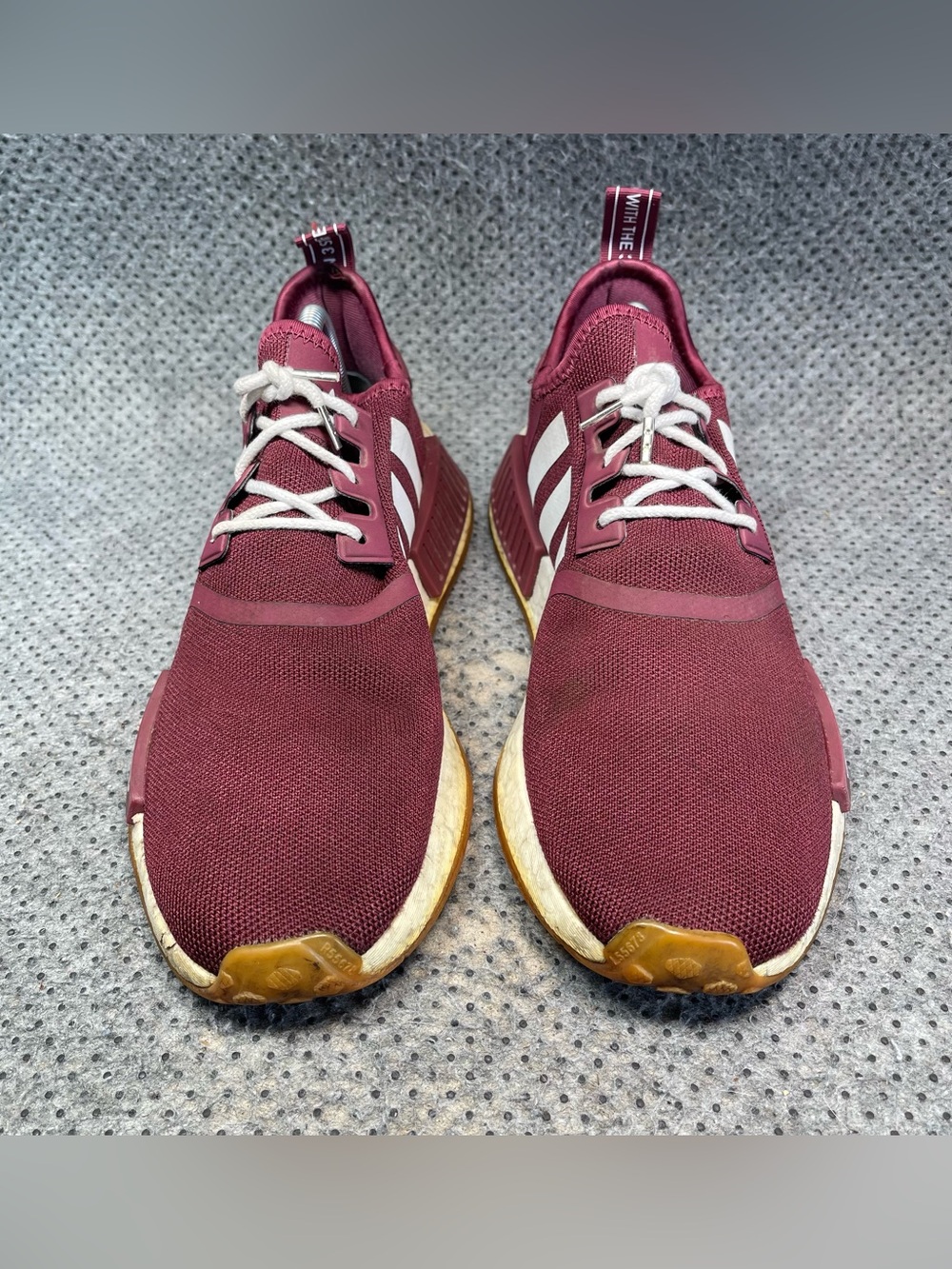 Adidas NMD R1 Maroon Shoes Size 9 Men’s - Picture 4 of 11